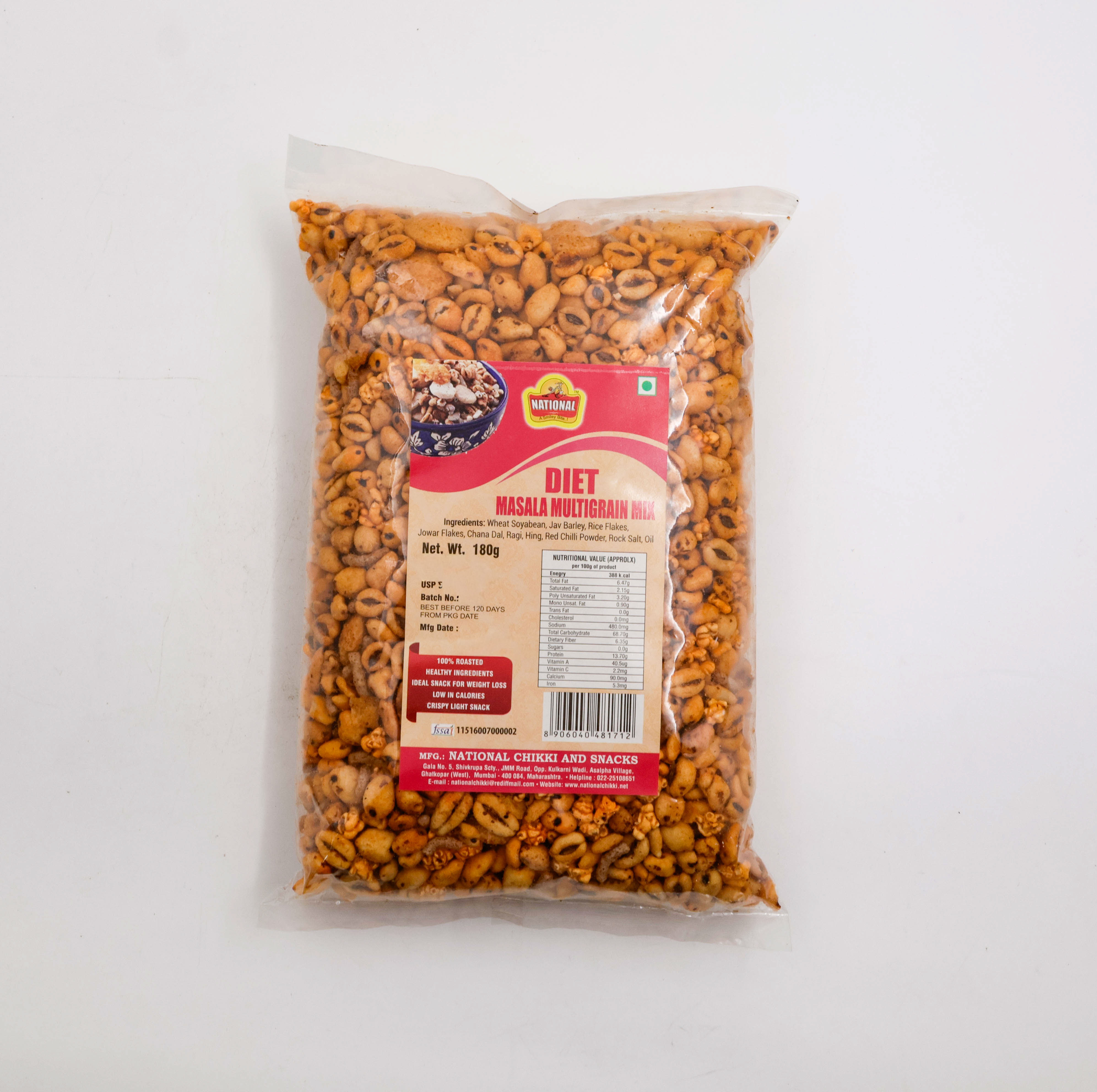 National Diet Masala Multigrain Mix 180 g